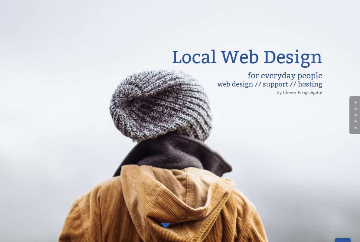 Local Web Design Divi Theme Example