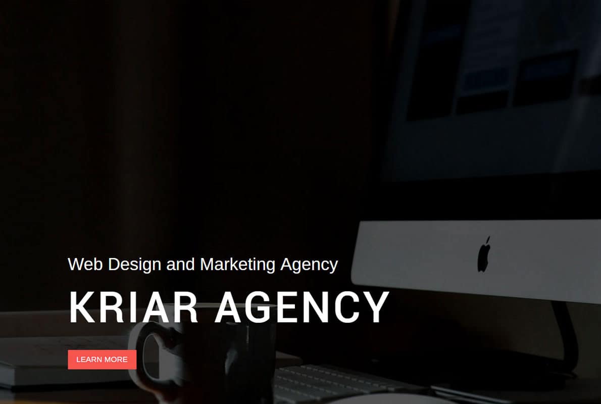 Kriar Agency Divi Theme Example