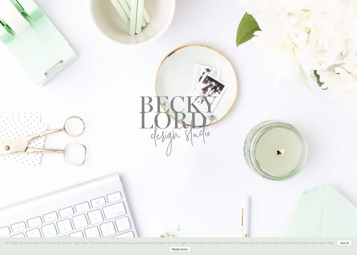 Becky Lord Design Divi Theme Example