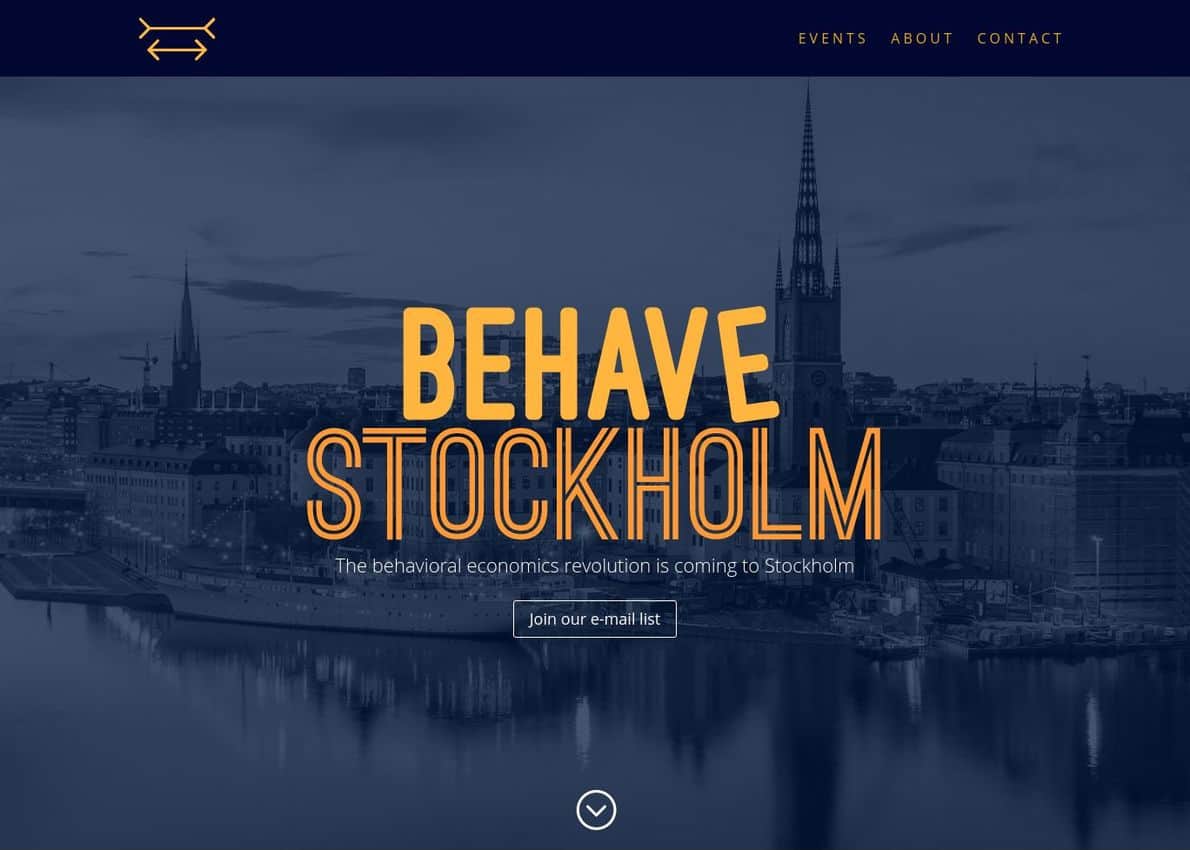Behave Stockholm Divi Theme Example