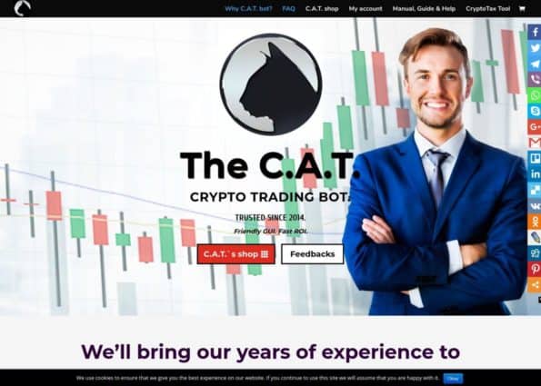 Crypto Trading Bot C.A.T. on Divi Gallery