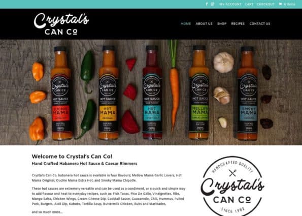 Crystal's Can Co on Divi Gallery