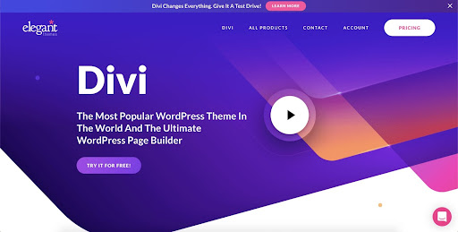 Divi - The most Popular WordPress Theme in the World and Ultimate Page builder