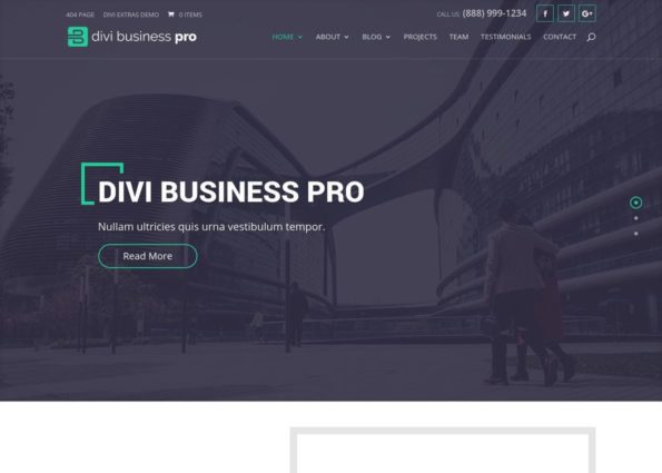 Divi Business Pro on Divi Gallery