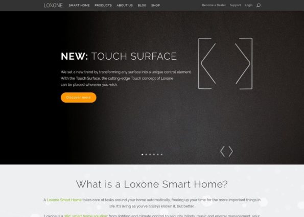 Loxone on Divi Gallery