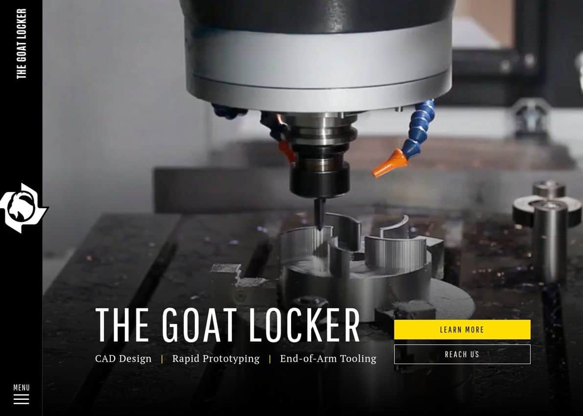 The Goat Locker Divi Theme Example