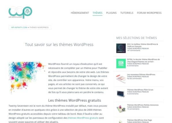 Thèmes WordPress on Divi Gallery