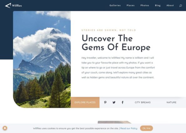 Willflies – Uncover Europe on Divi Gallery