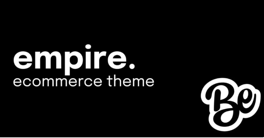 EMPIRE ecommerce Divi child theme WooCommerce homepage layout with modern product design and clean typography